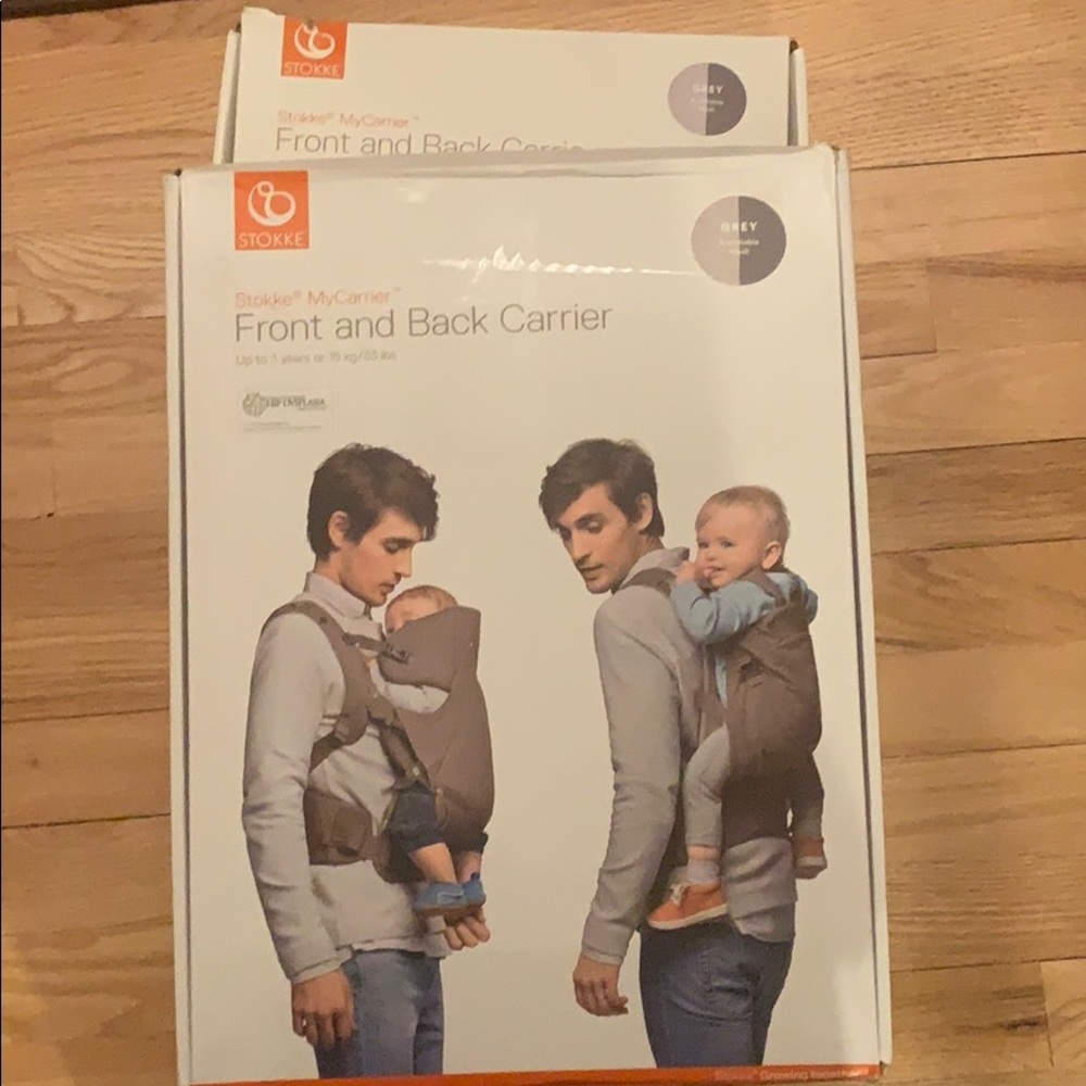 Stokke my carrier front back grey mesh NEW